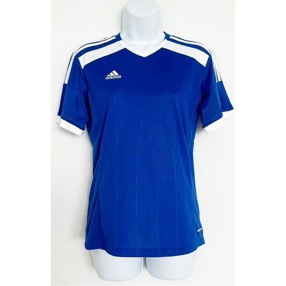 NWT Adidas Women's Climacool Regista 14 Size Small Soccer Jersey Cobalt Blue - Picture 1 of 13